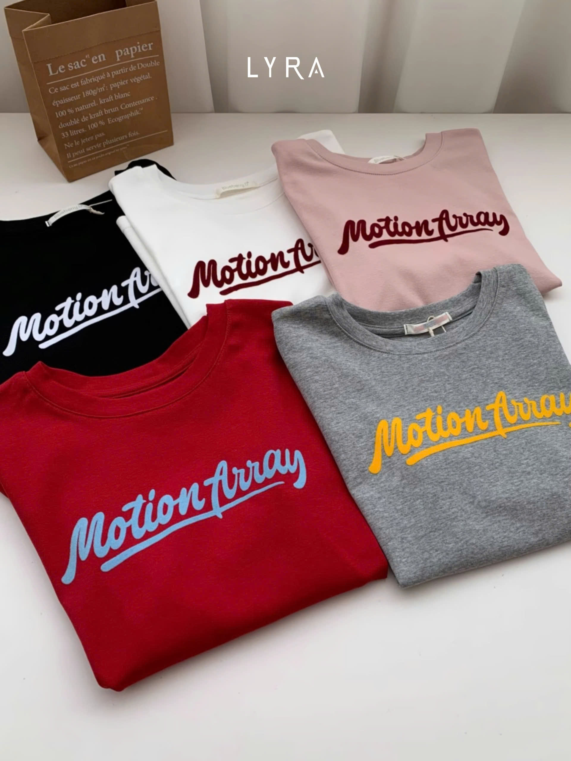 Mô tả Áo Thun Nữ Lyra Cổ Tròn Tay Ngắn, Áo Phông Nữ Cotton Basic Form Baby Tee Motion Away - CSYAP0311 - 4