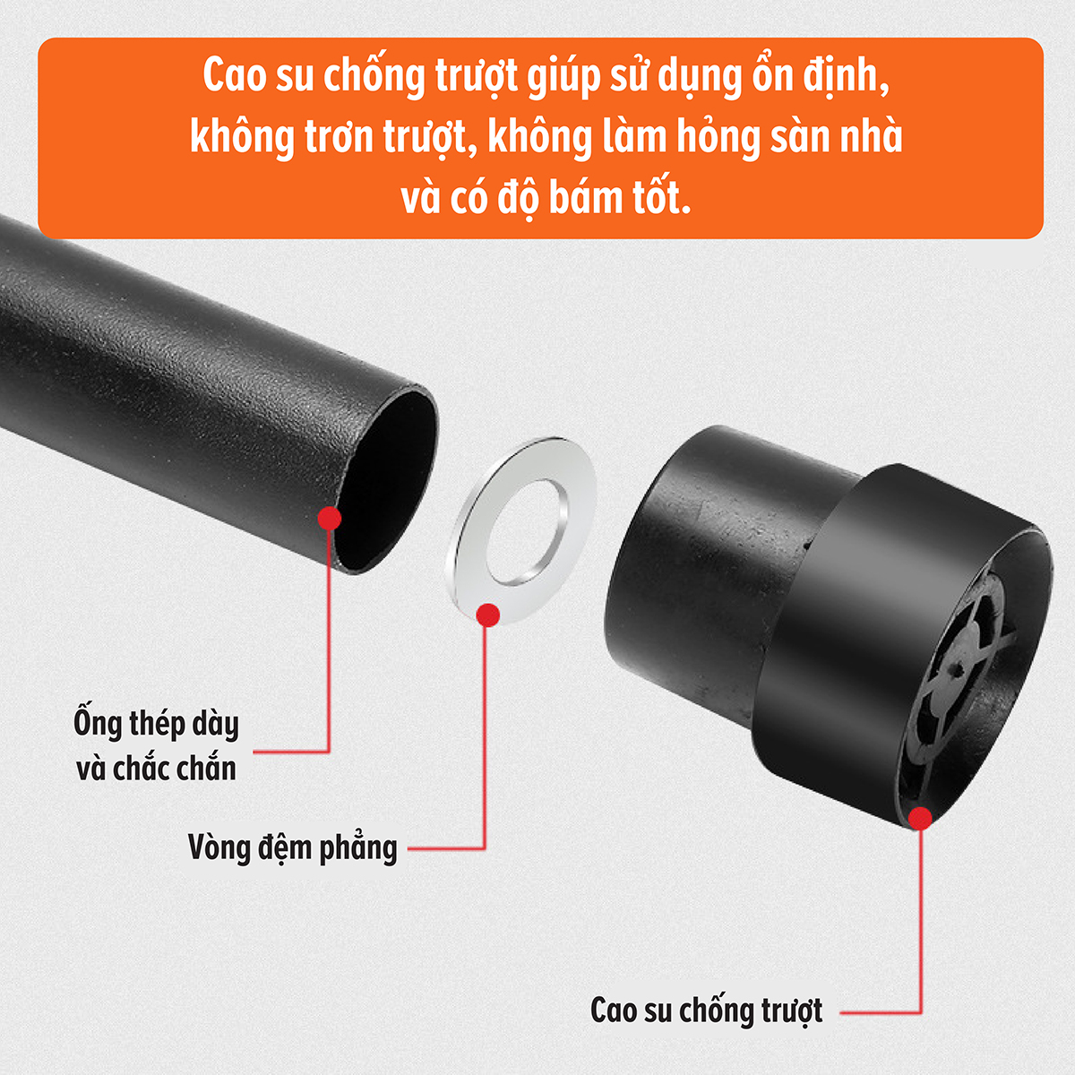 Mô tả - BG Sàn nhún lò xo Trampoline 50inch  ELITE  cao cấp Thái Lan dành cho mọi lứa tuổi - 6