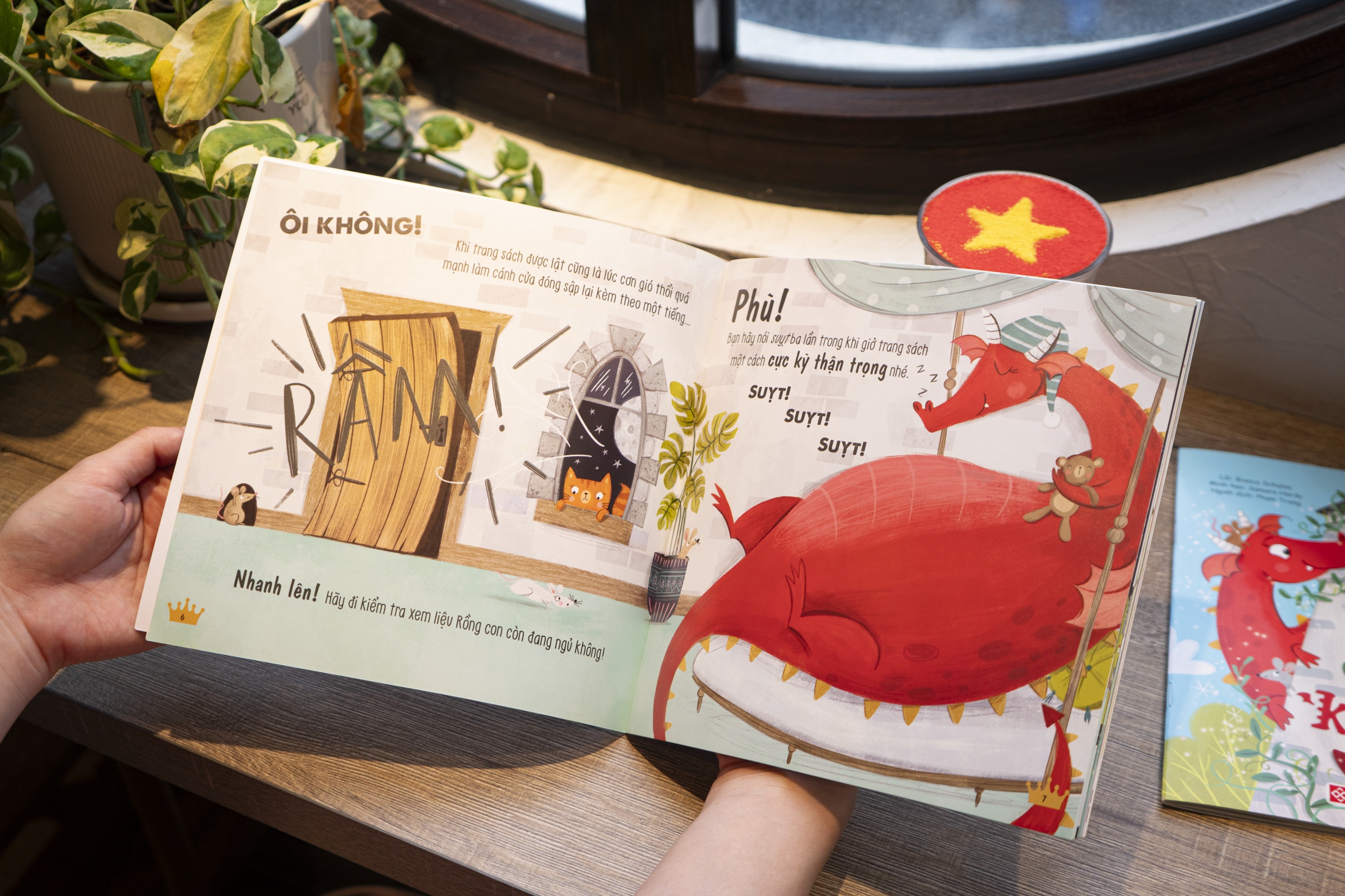 Mô tả Sách - Sách kể chuyện tương tác tình huống – Truyện kể về Rồng con - Đinh Tị Books - 1
