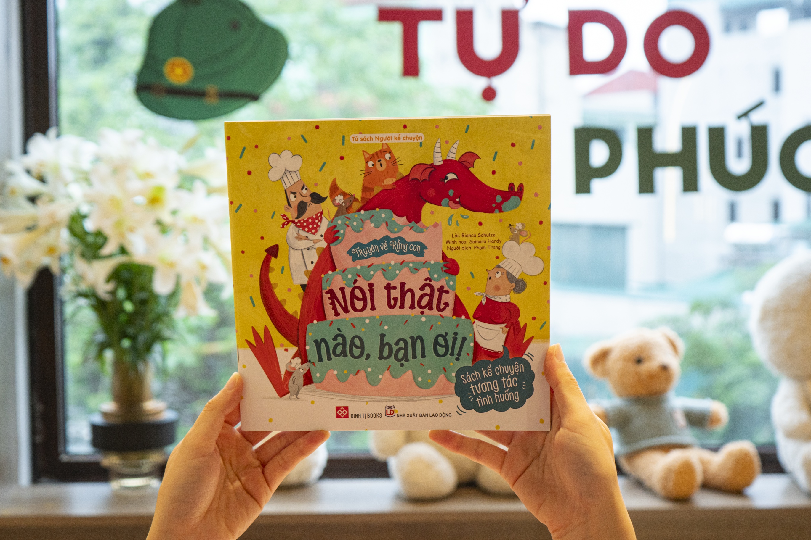 Mô tả Sách - Sách kể chuyện tương tác tình huống – Truyện kể về Rồng con - Đinh Tị Books - 5