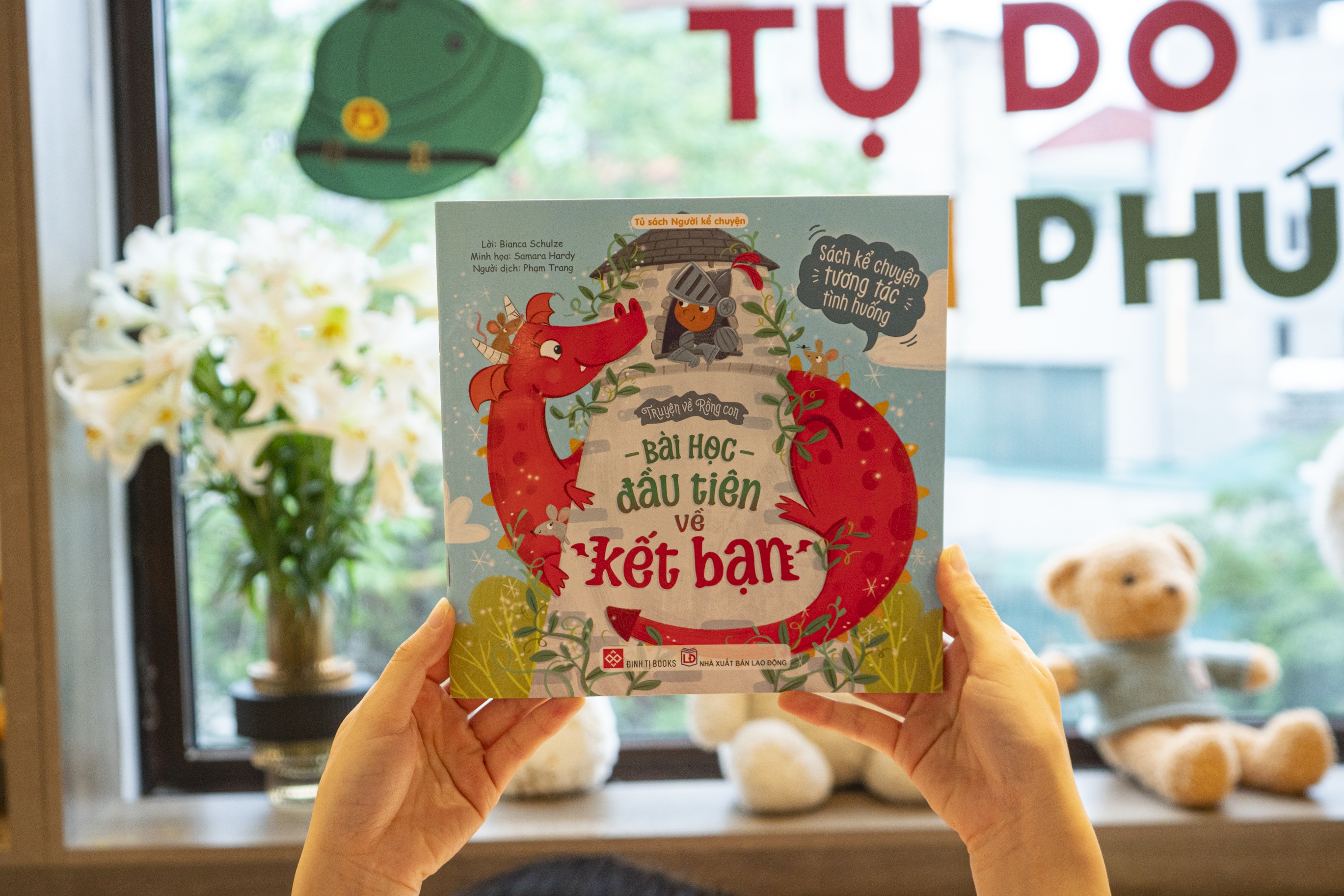 Mô tả Sách - Sách kể chuyện tương tác tình huống – Truyện kể về Rồng con - Đinh Tị Books - 6