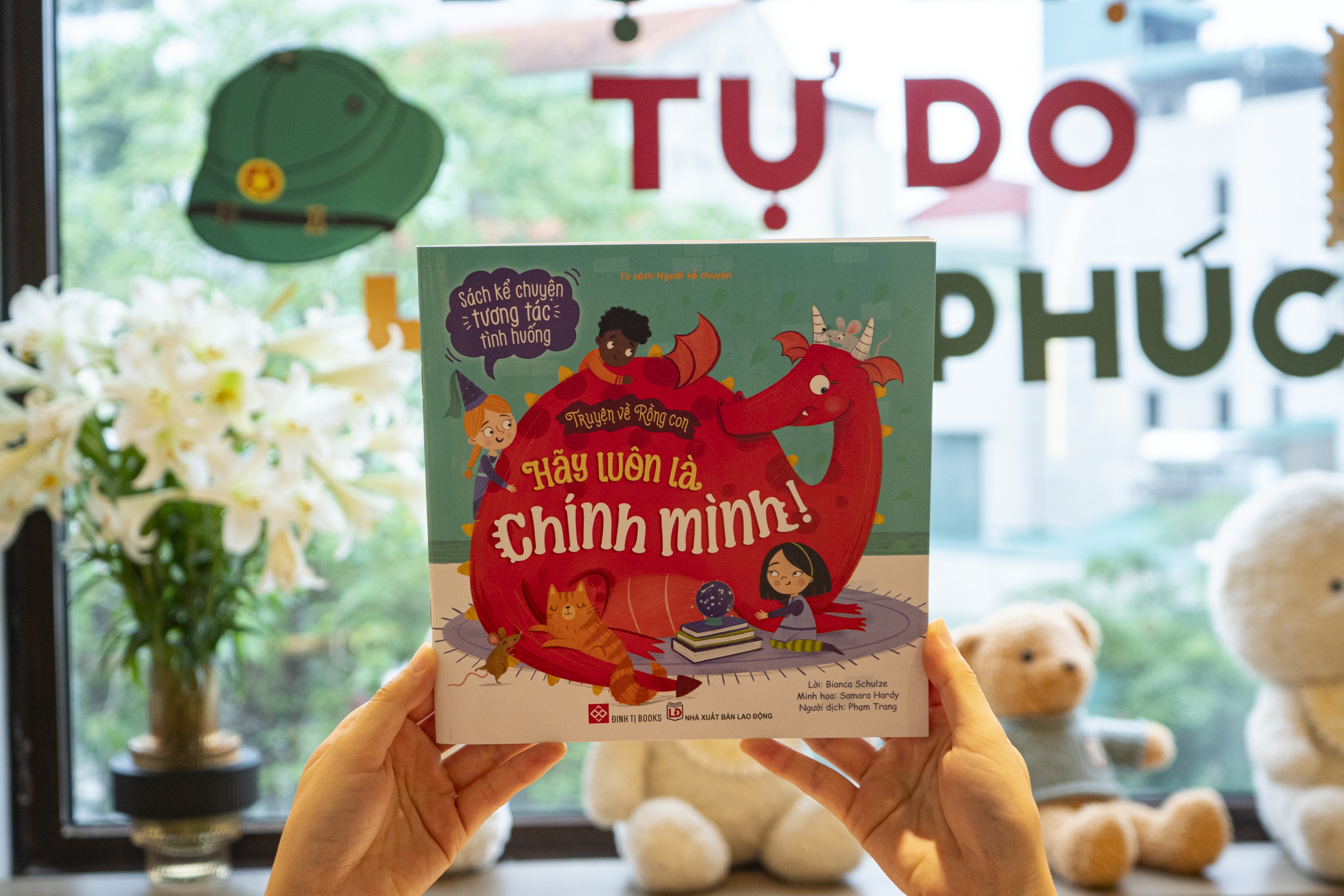 Mô tả Sách - Sách kể chuyện tương tác tình huống – Truyện kể về Rồng con - Đinh Tị Books - 7