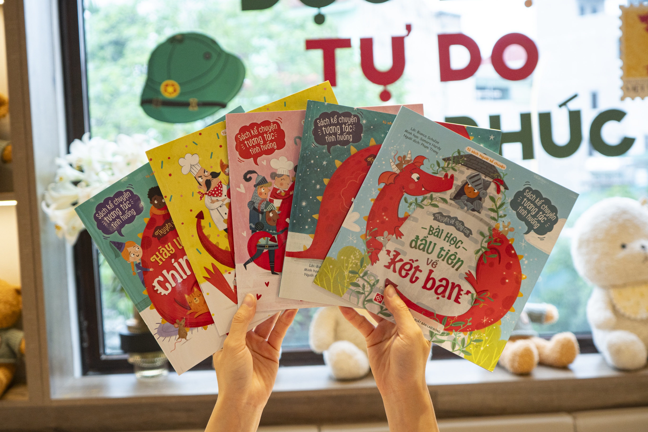 Mô tả Sách - Sách kể chuyện tương tác tình huống – Truyện kể về Rồng con - Đinh Tị Books - 3