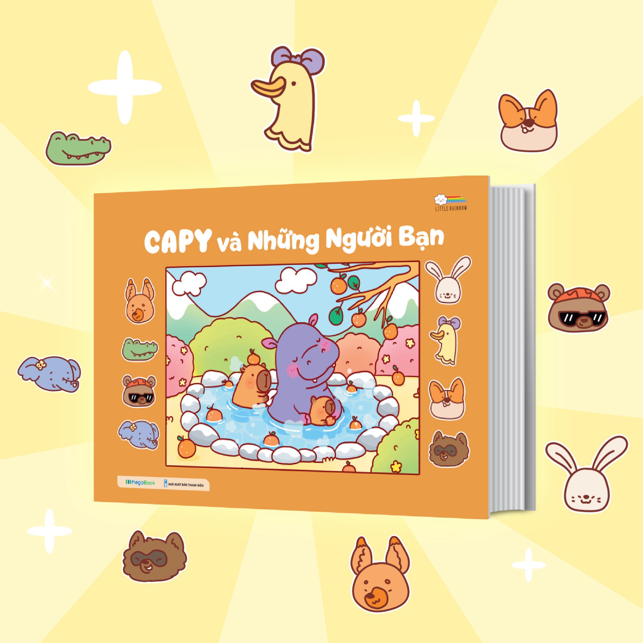 Mô tả Sách Tô Màu Capy và những người bạn - 1