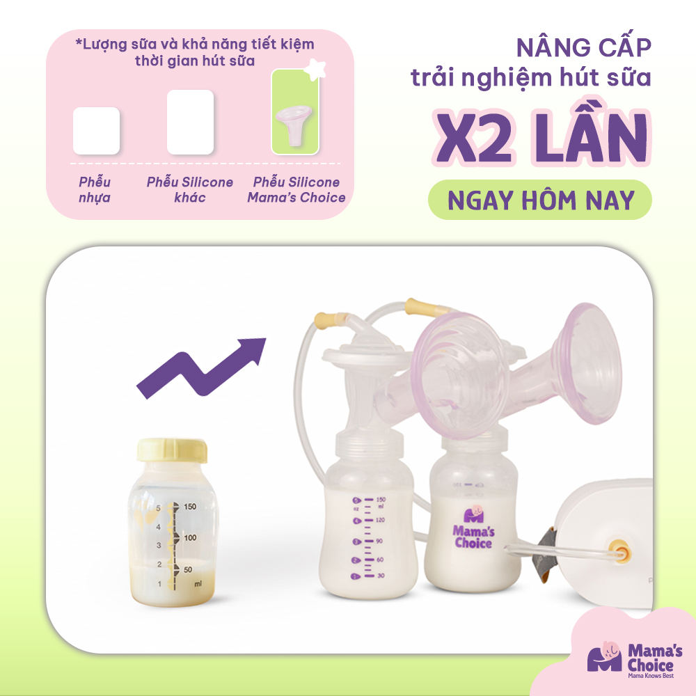 Mô tả Phễu Hút Sữa Silicone PumpFit, Hứng Sữa Êm Ái, Tương Thích Máy Medela Spectra Avent, Thương Hiệu Mama's Choice (1 Cái) - 3