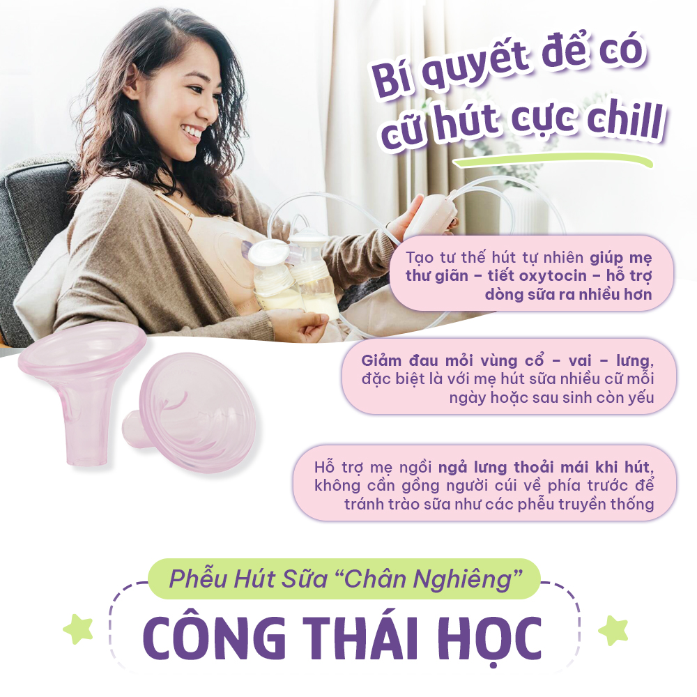 Mô tả Phễu Hút Sữa Silicone PumpFit, Hứng Sữa Êm Ái, Tương Thích Máy Medela Spectra Avent, Thương Hiệu Mama's Choice (1 Cái) - 6