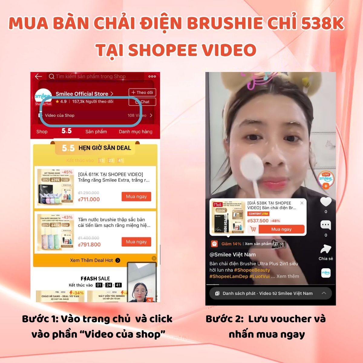 Bàn chải điện Brushie Ultra Plus 2025
