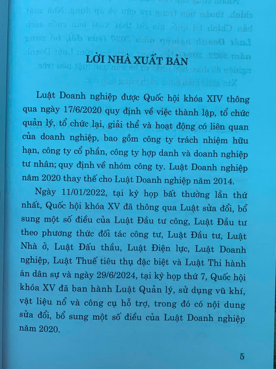 Mô tả Sách -Luật Doanh nghiệp (sửa đổi, bổ sung năm 2022, 2024) - 2