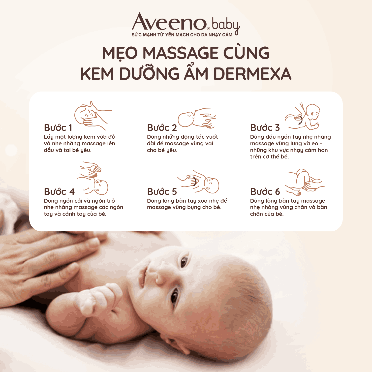 Mô tả Kem dưỡng ẩm Aveeno Baby Dermexa Moisturising Cream 100g - 5