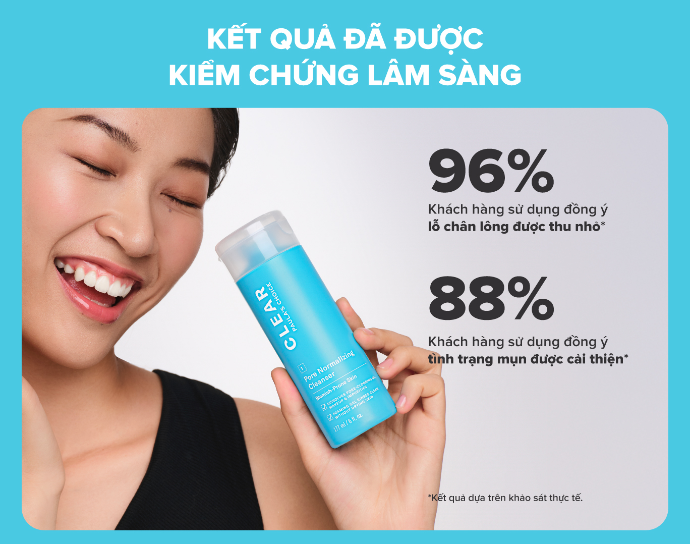 Mô tả Sữa rửa mặt ngăn ngừa mụn Paula’s Choice Clear Pore Normalizing Cleanser 177 ml 6002 - 2
