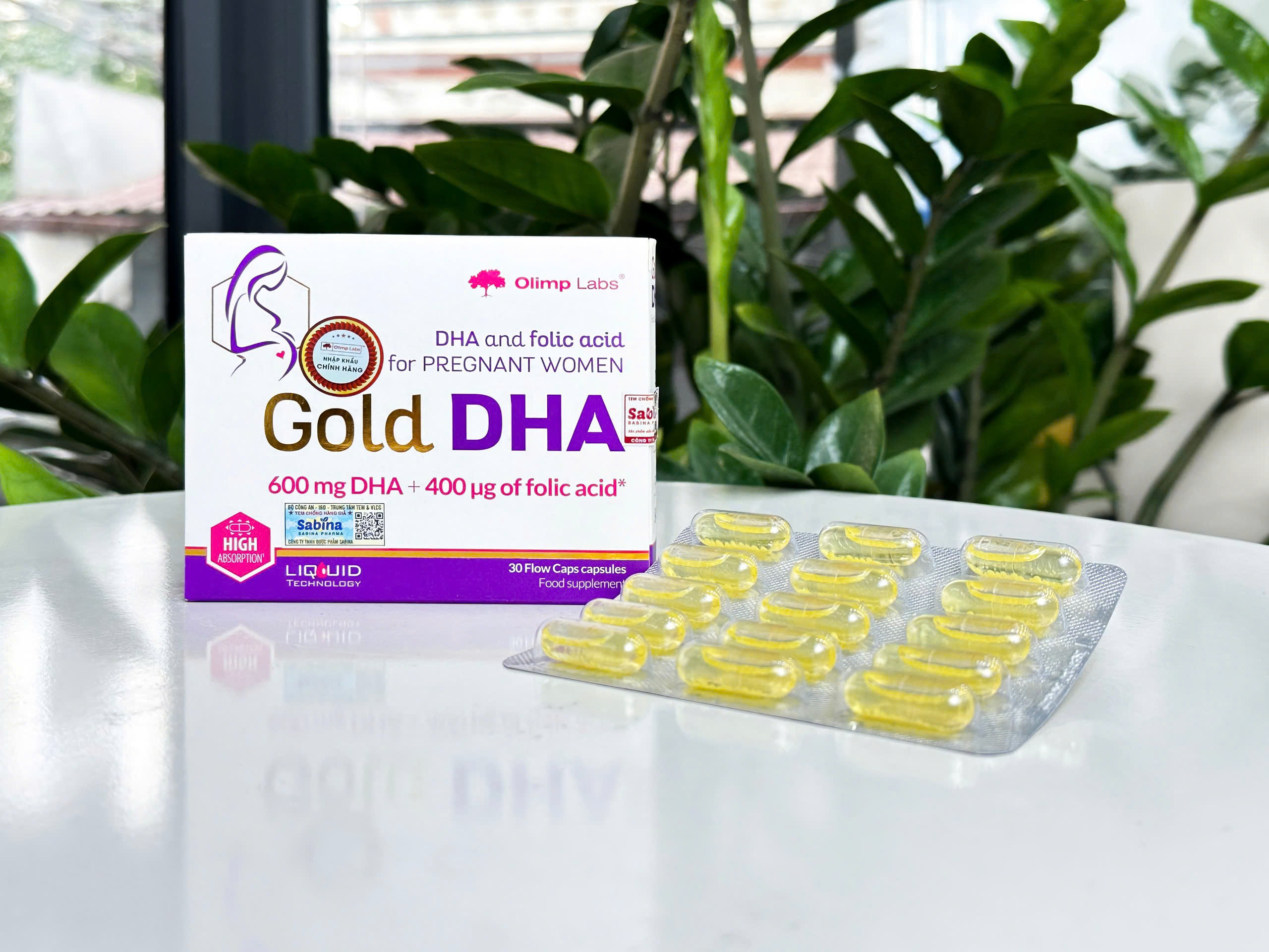 Mô tả Bộ đôi Chela Ferr Forte và Gold DHA  36,6g(Olimp Labs). Thực phẩm bảo vệ sức khỏe hỗ trợ bổ sung sắt,axit folic và DHA - 2