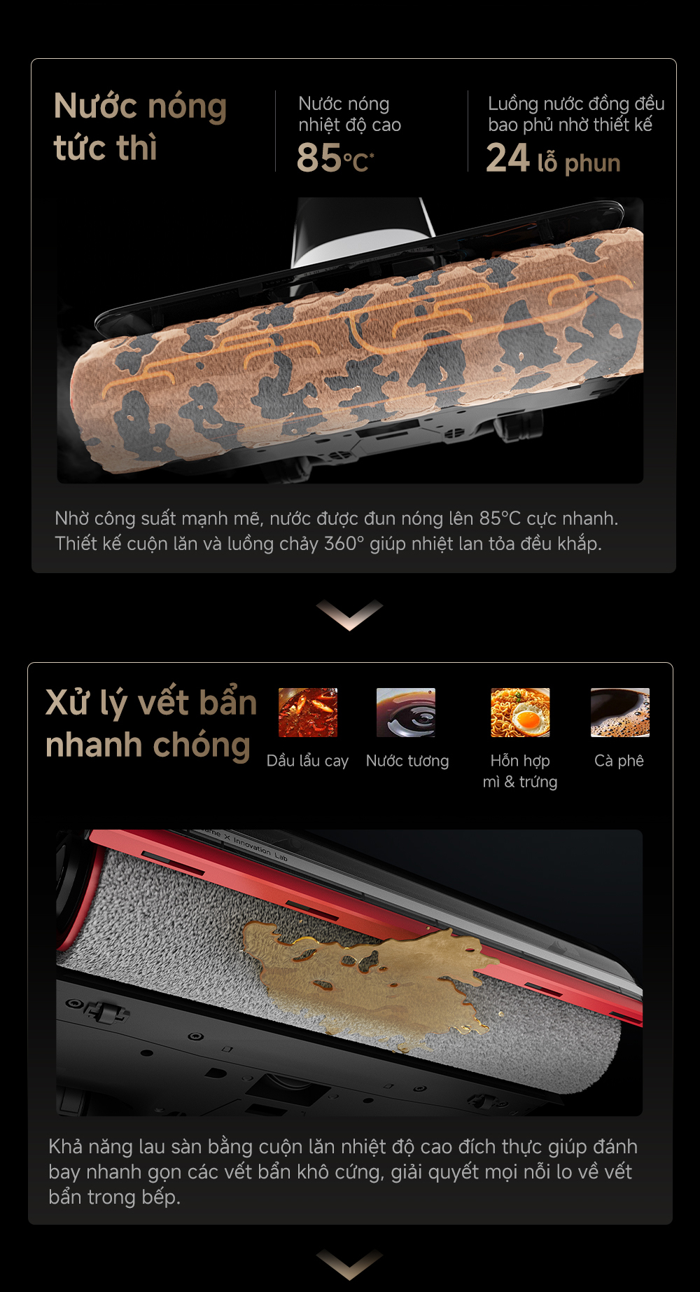 Mô tả Máy hút bụi lau sàn khô & ướt H15 Pro Heat - Bản Quốc Tế - Bảo Hành 24 Tháng - 4