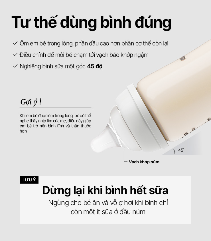 Mô tả Thế hệ 3 - Bình sữa PPSU Moyuum - Mẫu trơn - 270ml - Kèm núm 2 (3m+) - 6