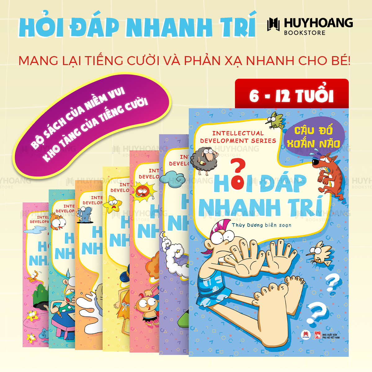 Mô tả Sách Hỏi đáp nhanh trí, sách đố vui cho bé , hài hước, kiến thức rộng mở, giải tỏa căng thẳng cho bé - 1