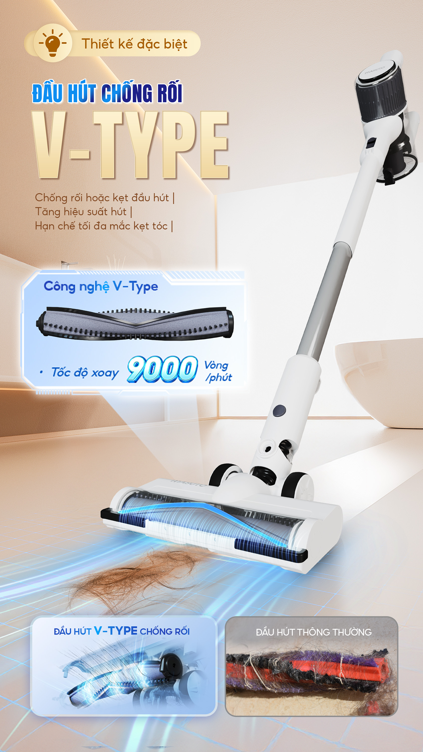 Mô tả Máy Hút Bụi Cầm Tay Không Dây 30kPa 30kPa Dùng Pin 2 Lõi Lọc Bụi Mịn HEPA, Máy Hút Bụi Giường Nệm Đệm Sofa Xe Hơi - 7