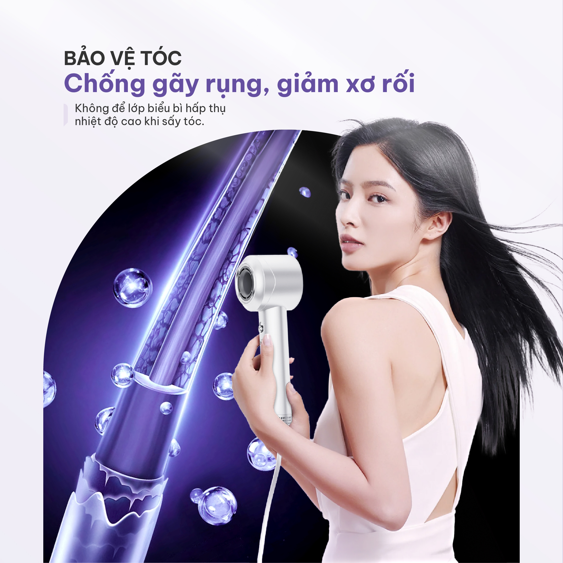 Mô tả Máy sấy tóc ion âm tốc độ cao Masuto SkyIon, bảo vệ tóc không bị quá nhiệt, bảo hành 24 tháng - 9