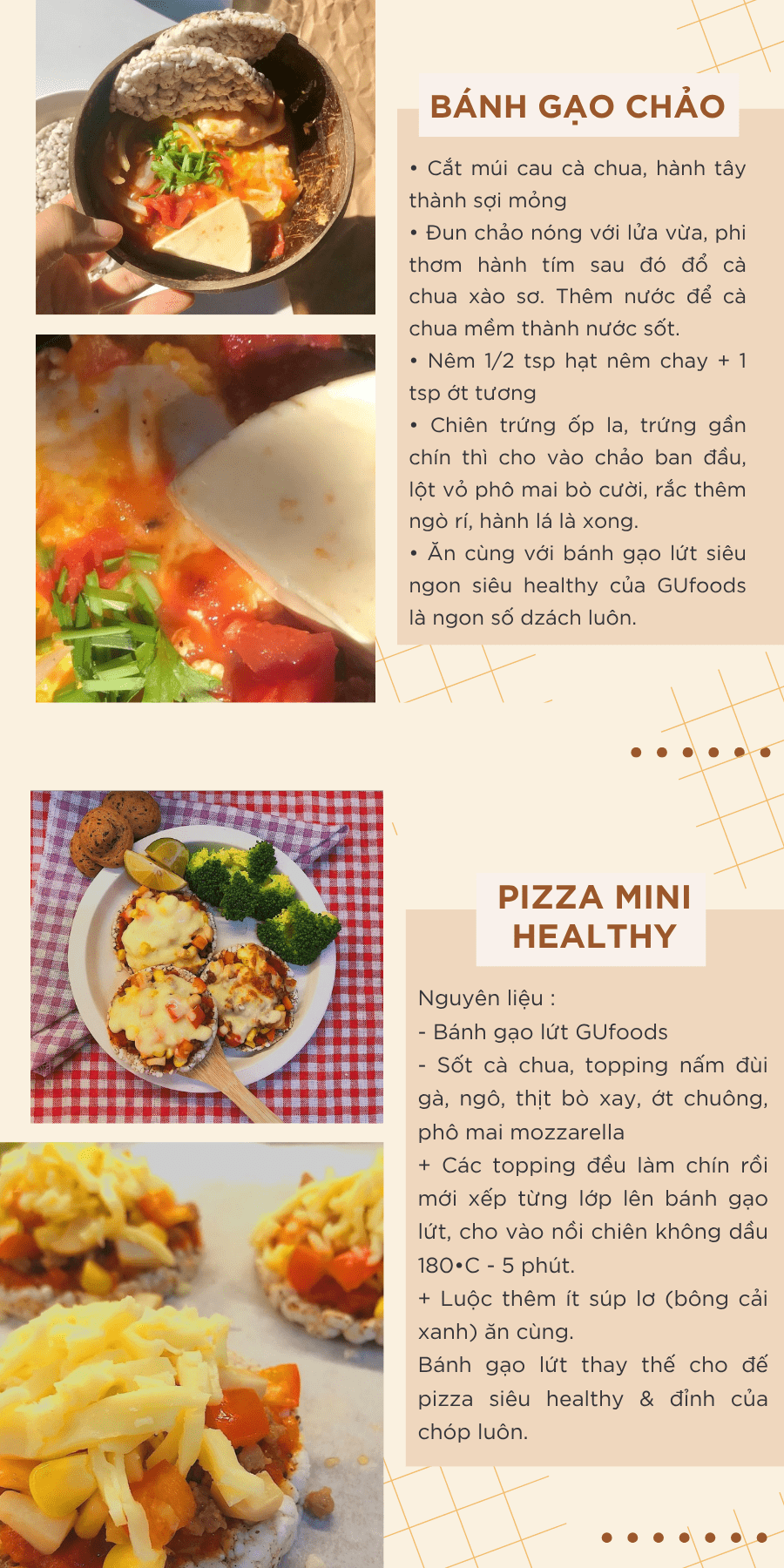 Mô tả Bánh gạo lứt GUfoods (Hộp 300g = 32 bánh) - Không chiên dầu, Không đường, Eat clean, Thực dưỡng, Ăn vặt healthy, Tập gym - 12