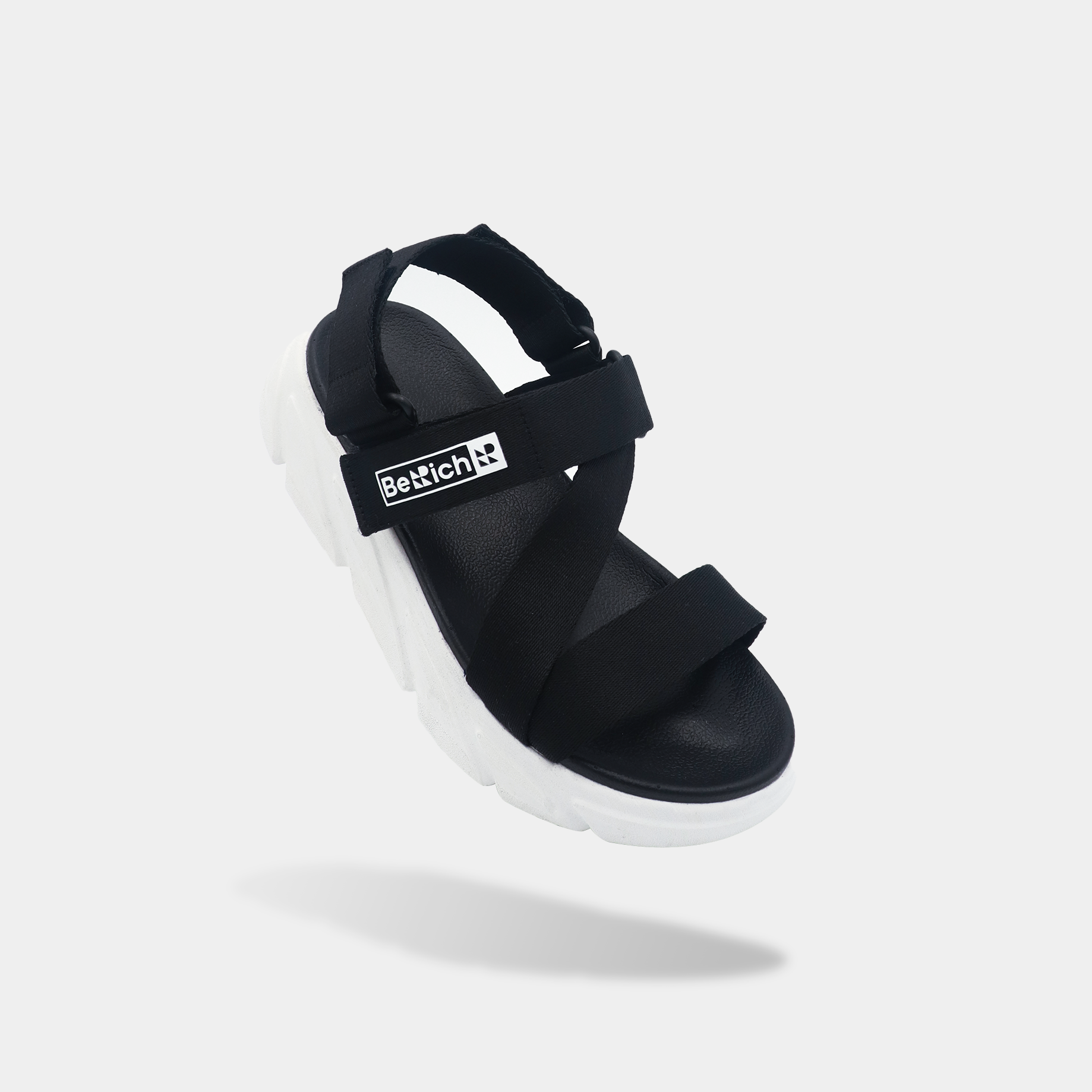 Mô tả Sandal nam nữ Unisex - Couple thương hiệu Berich quai chéo đế cao 5cm BE577 ( quai hậu rời) - 8