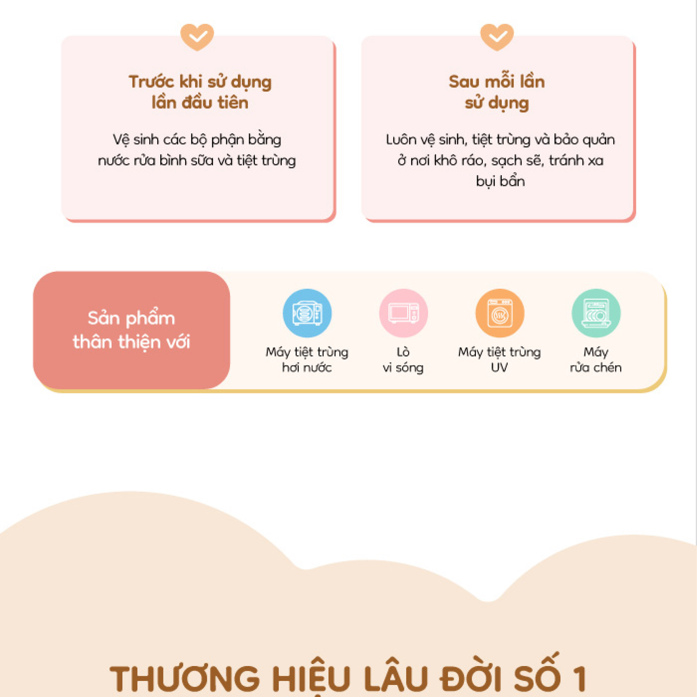 Mô tả Farlin Bình sữa PP cổ rộng dễ vệ sinh, núm ti silicone siêu mềm chống đầy hơi cho bé - 8