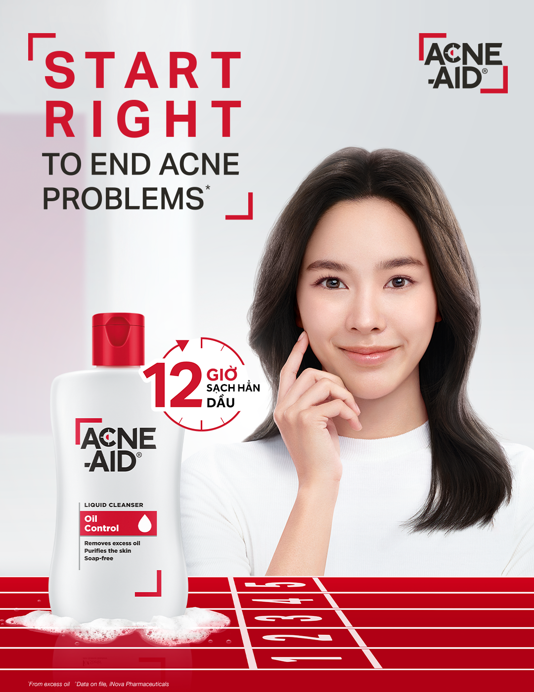 Combo 2 sữa rửa mặt Acne-Aid Liquid - Giảm nhờn, ngừa mụn (100ml x2)