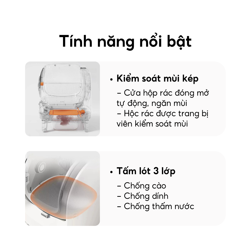 Mô tả [New 2025] Máy Dọn Vệ Sinh Cho Mèo HELIPET OPEN-TOP 2025 Bản Quốc Tế Kết Nối Wifi - 1