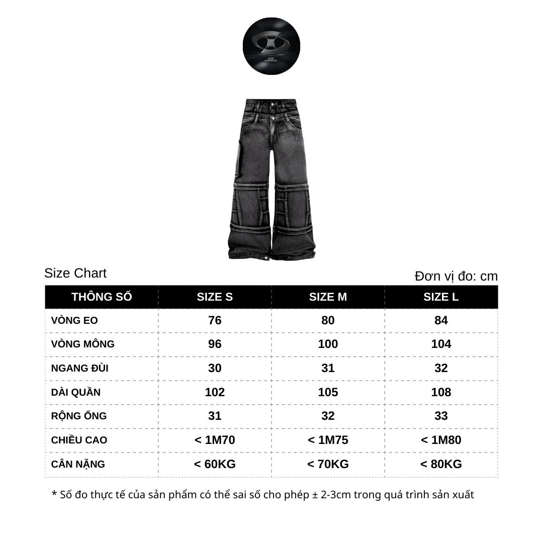 Bad Choices | Quần Wide-legs jeans LADDERS thiết kế 2 lưng StreetStyle ...