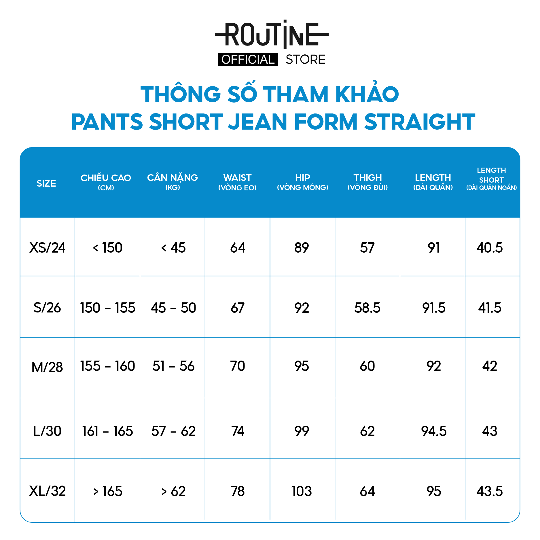 Mô tả Quần Jeans Nữ Trơn Ống Đứng Form Straight - Routine 10S25DPAW004 - 1