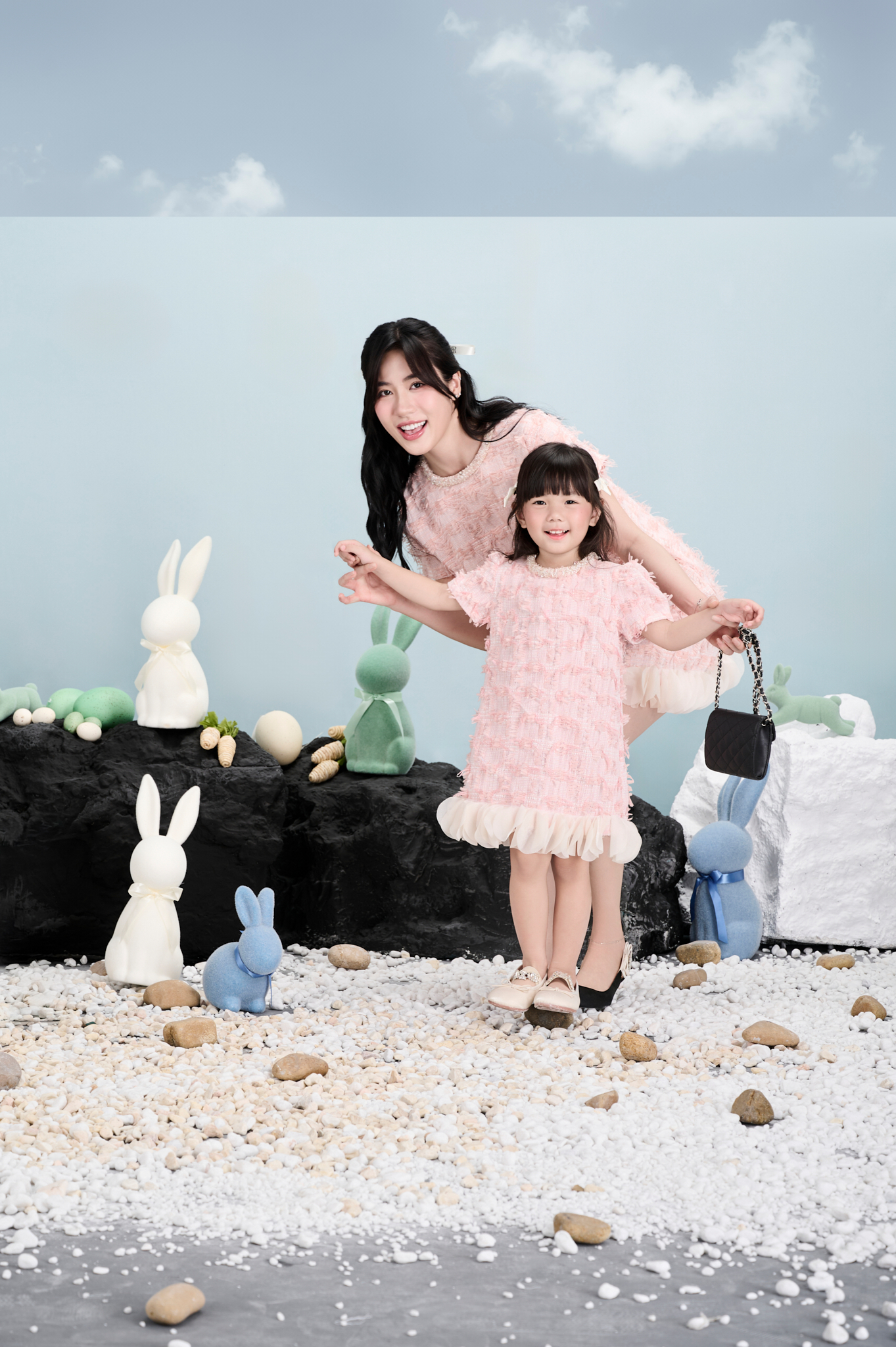 Mô tả RẬP BABY - Váy Baby Tweed Hồng - BABI 04 - 3