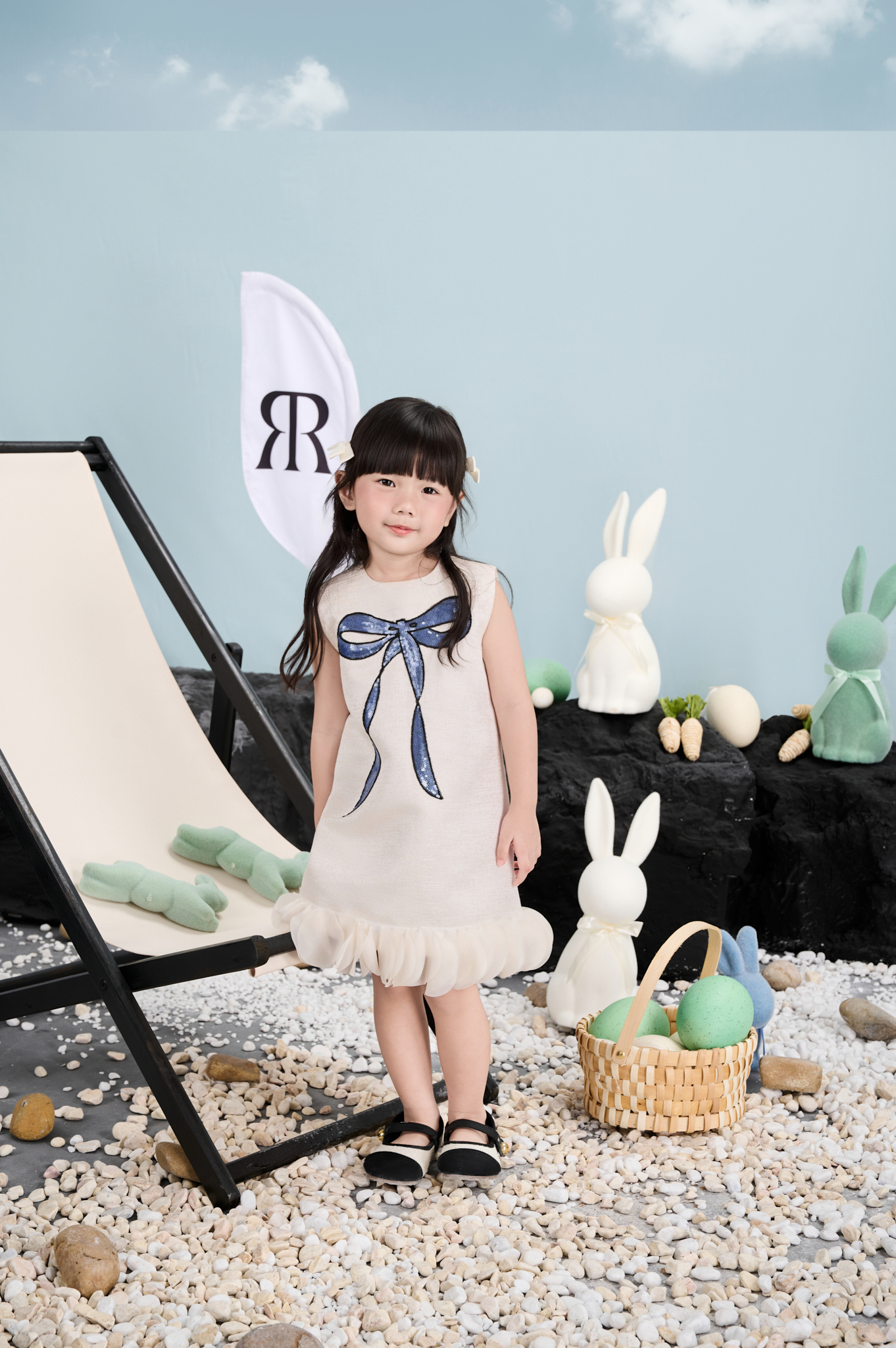 Mô tả RẬP BABY - Váy Baby Đính Nơ Kim Sa - BABI 12 - 2