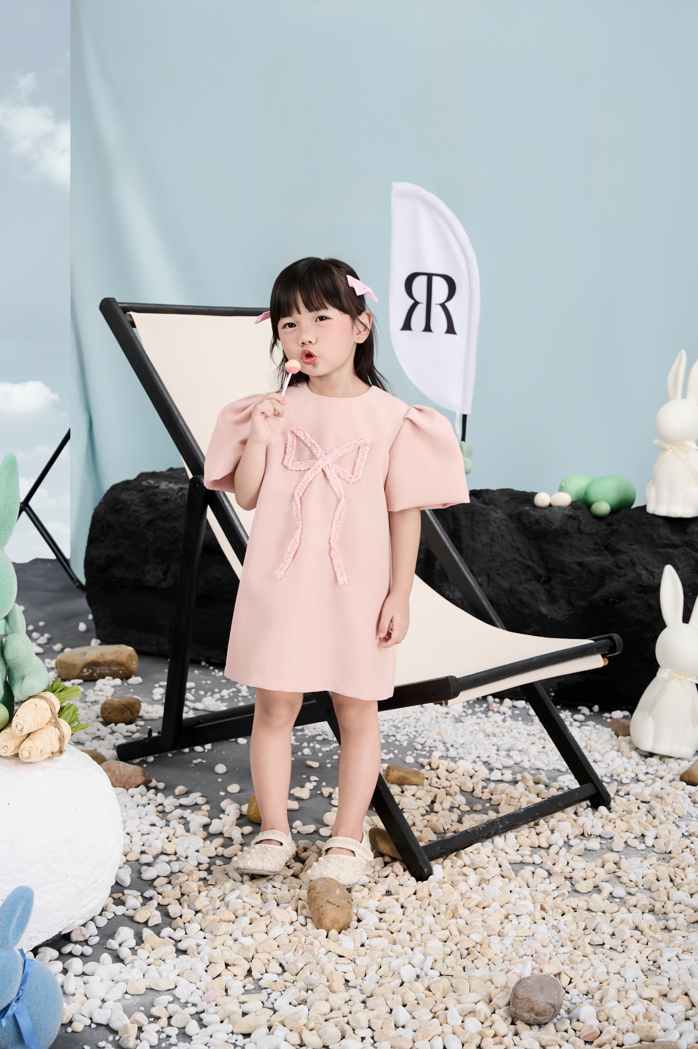 Mô tả RẬP BABY - Váy Baby Tay Phồng - BABI 16 - 3