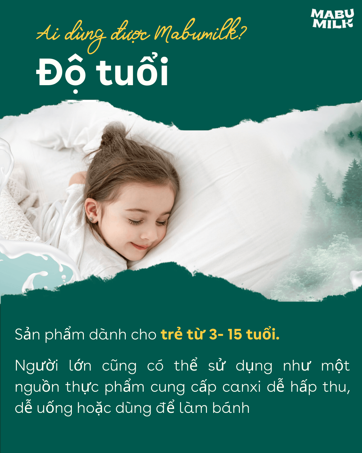 Mô tả SỮA BỘT CHẤT LƯỢNG CAO Mabumilk ít đường - TÍCH LUỸ CANXI trước tuổi dậy thì tăng chiều cao cho trẻ từ 3 - 15 tuổi - 6