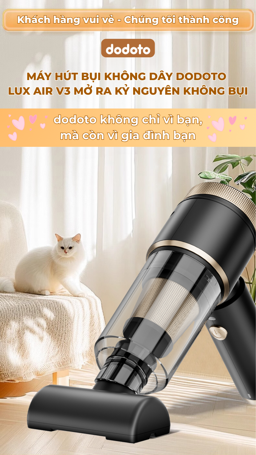 Máy hút bụi cầm tay không dây mini