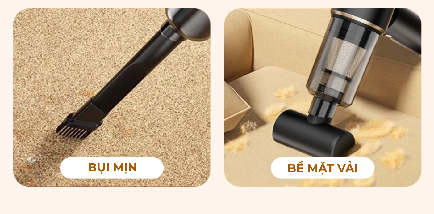 Máy hút bụi cầm tay không dây mini