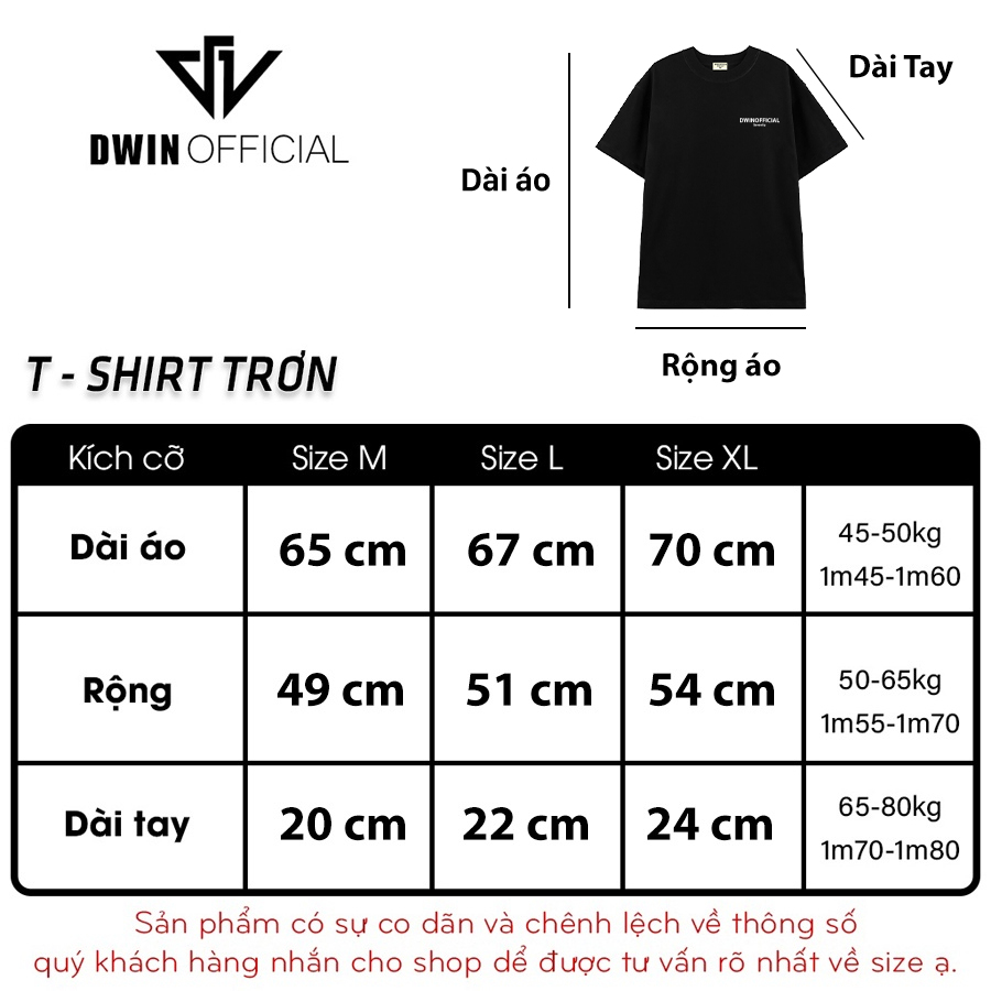 Mô tả Áo thun Dwin Serenity local brand basic tee phông trơn unisex cotton form rộng - 1