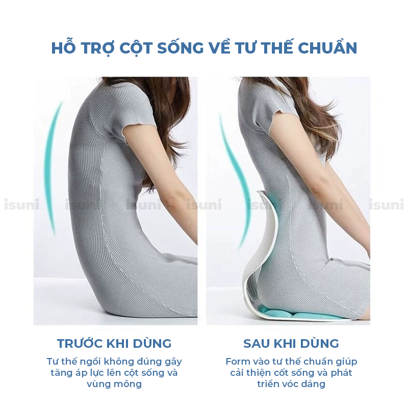 [BẢN SEASHELL] Ghế Công Thái Học ISUNI Phù Hợp Cho Trẻ Em, Học Sinh ...