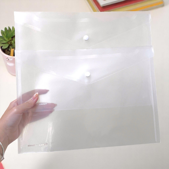 Combo 10 T i File ng T i Li u A4 Kinary Trong Su t My Clear Bag B a 