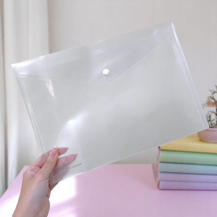 Combo 10 T i File ng T i Li u A4 Kinary Trong Su t My Clear Bag B a 