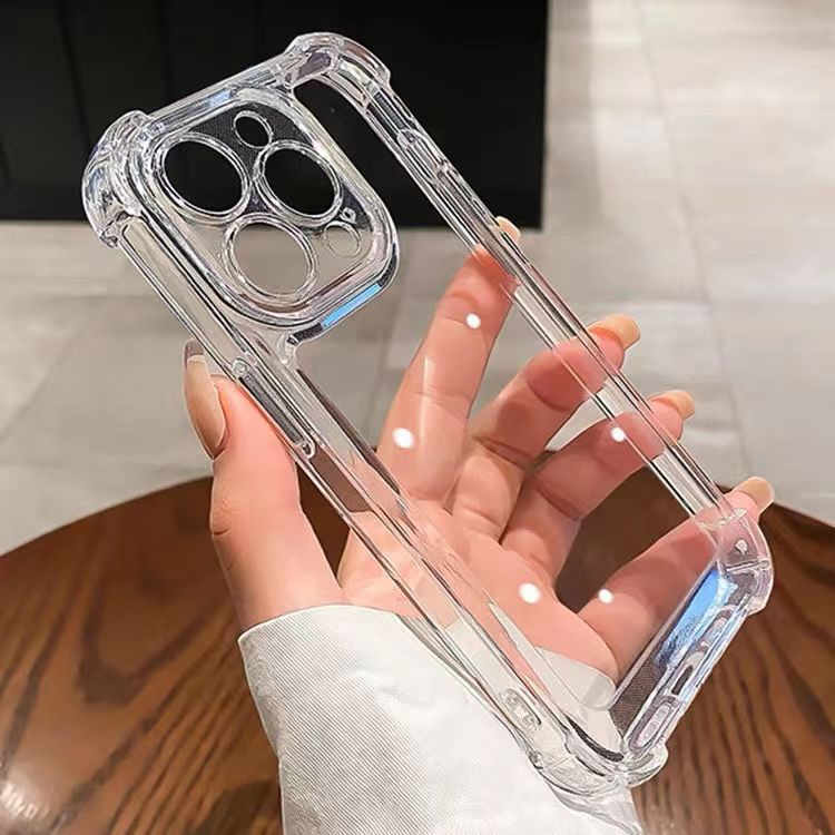 Ốp Lưng iPhone TPU Mềm Nút Bấm Kim Loại, Chống Sốc, Bảo Vệ Camera - iP 7/8/Plus/X/XS/XR/11/12/13/14/15/16/17/18/Pro/Max – ảnh mô tả chi tiết 1