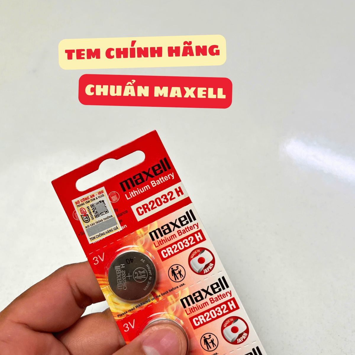 Pin Maxell CR2032 CR2032H 2025 2016 1632 1620 1616 1620 1220 2450 3V ...