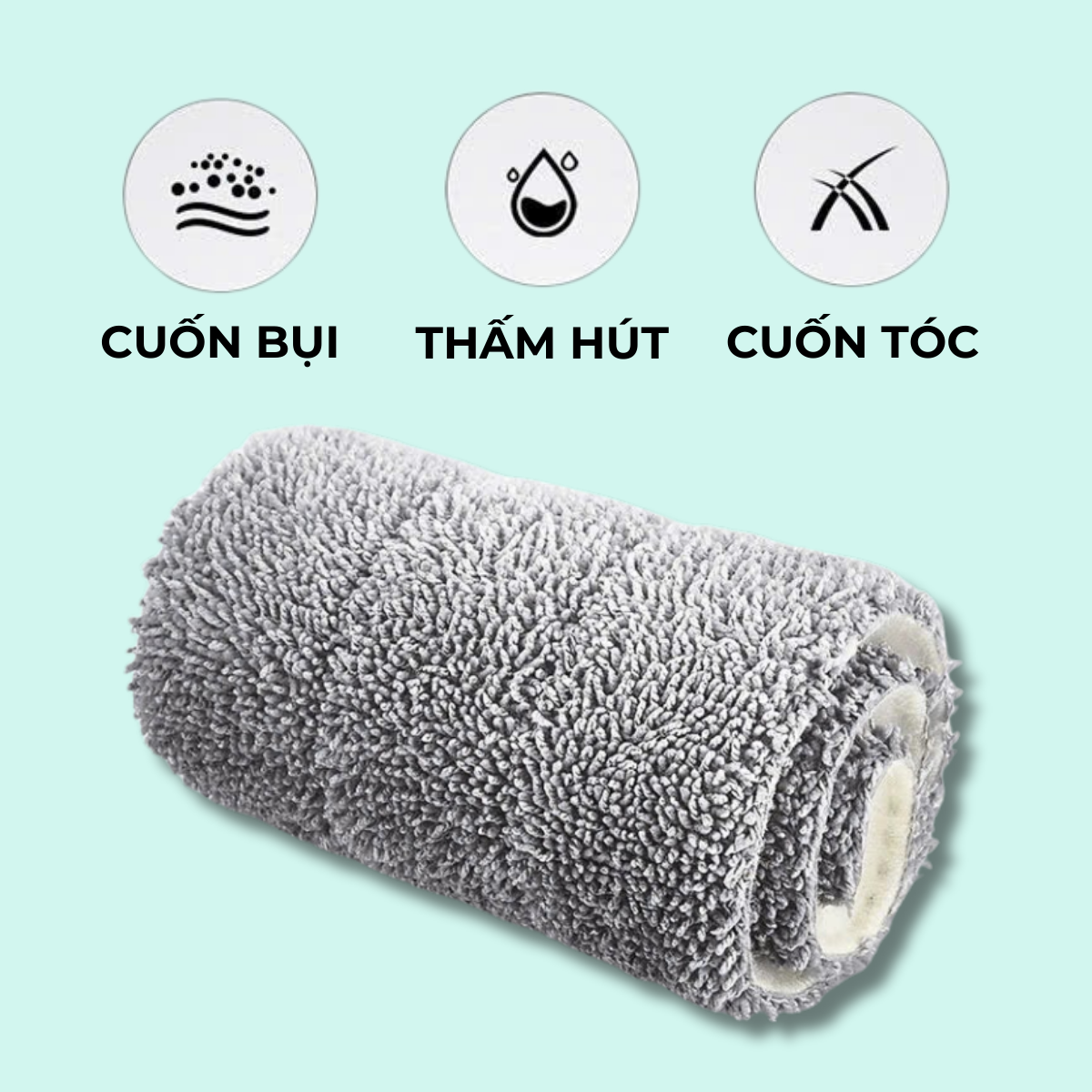 Mô tả SAMONO Cây Lau Nhà Tự Vắt Thông Minh Bonbox BCT701 Đầu Xoay 360 Độ Linh Hoạt, Chổi Lau Nhà Tự Vắt Lau Sạch Mọi Góc - 5