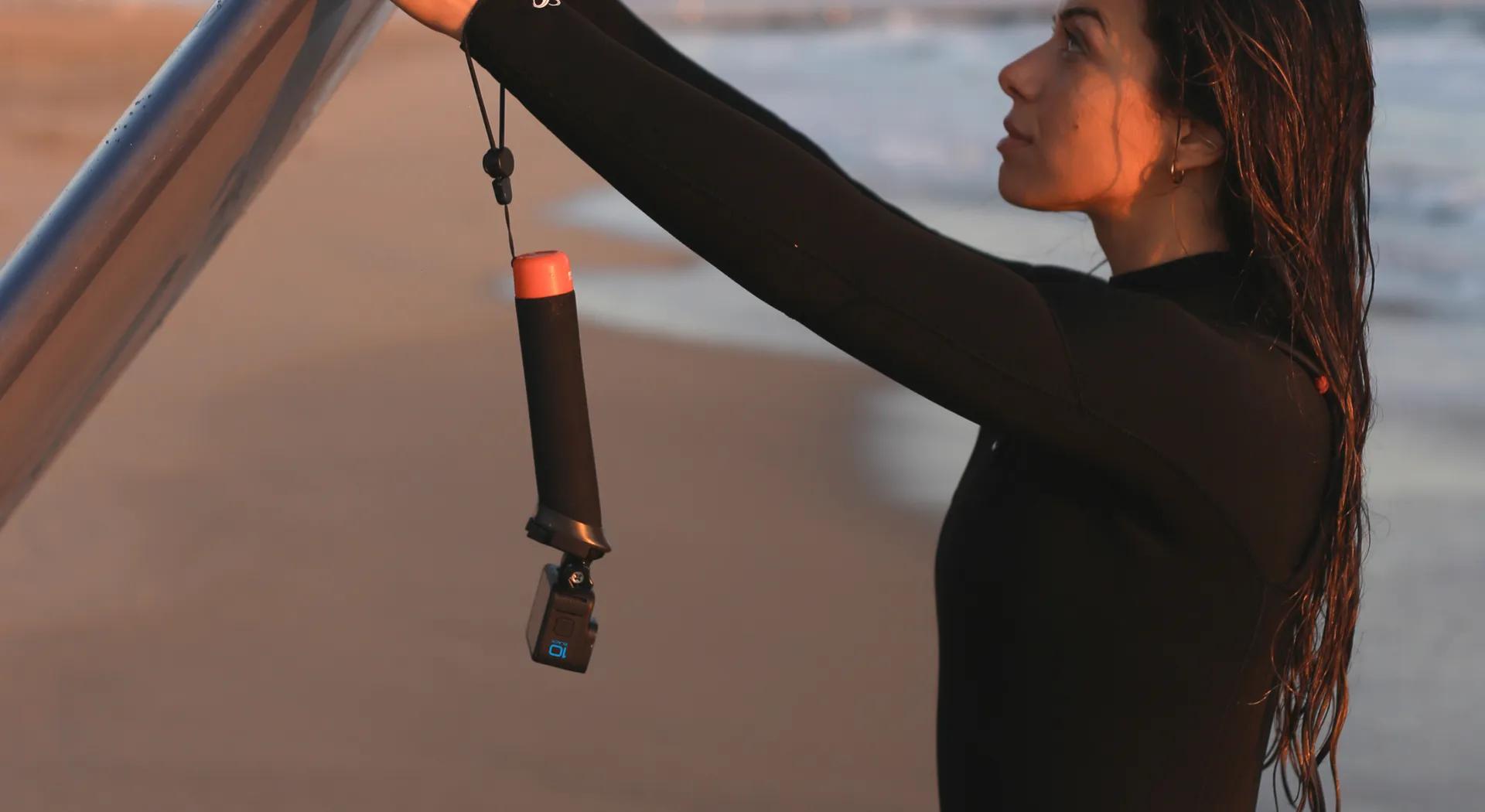 Mô tả Tay cầm nổi GoPro, đế tháo nhanh dễ dàng chuyển đổi các giá gắn dành cho HERO13/12/11/10/9 Black - 6