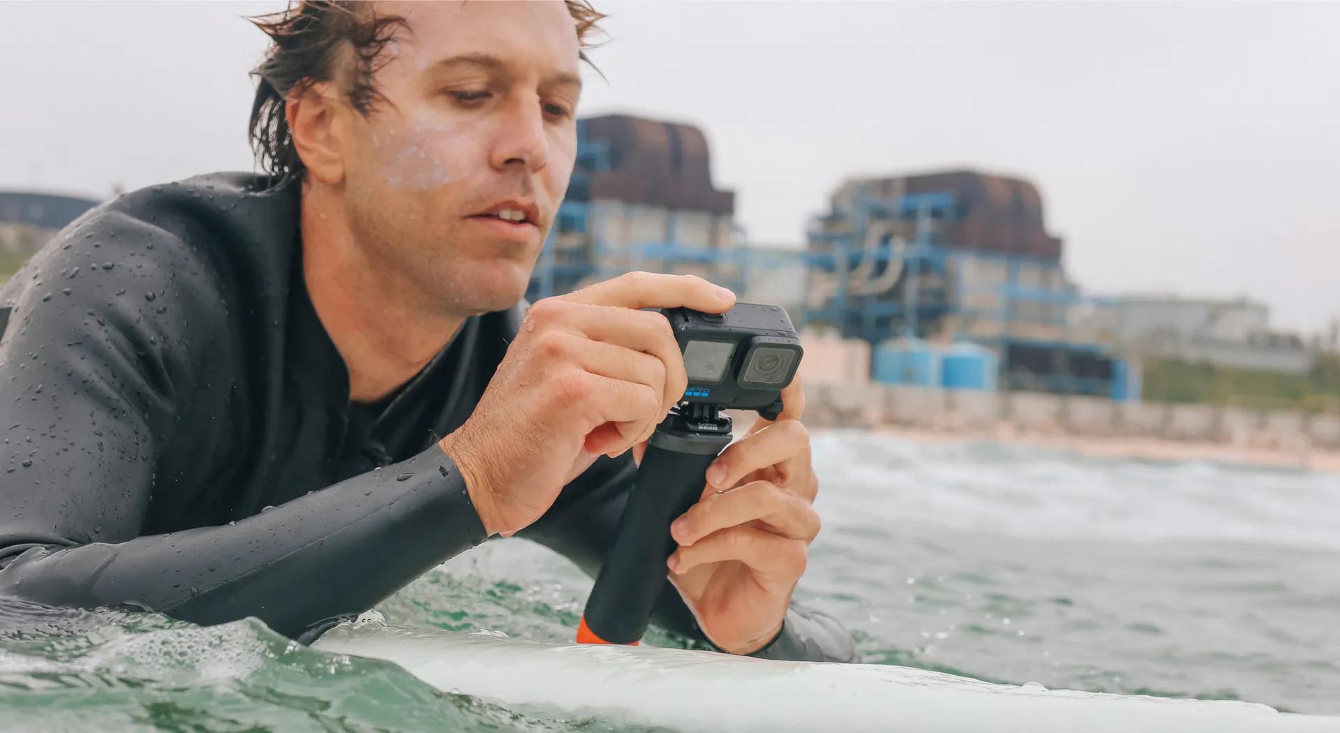 Mô tả Tay cầm nổi GoPro, đế tháo nhanh dễ dàng chuyển đổi các giá gắn dành cho HERO13/12/11/10/9 Black - 7