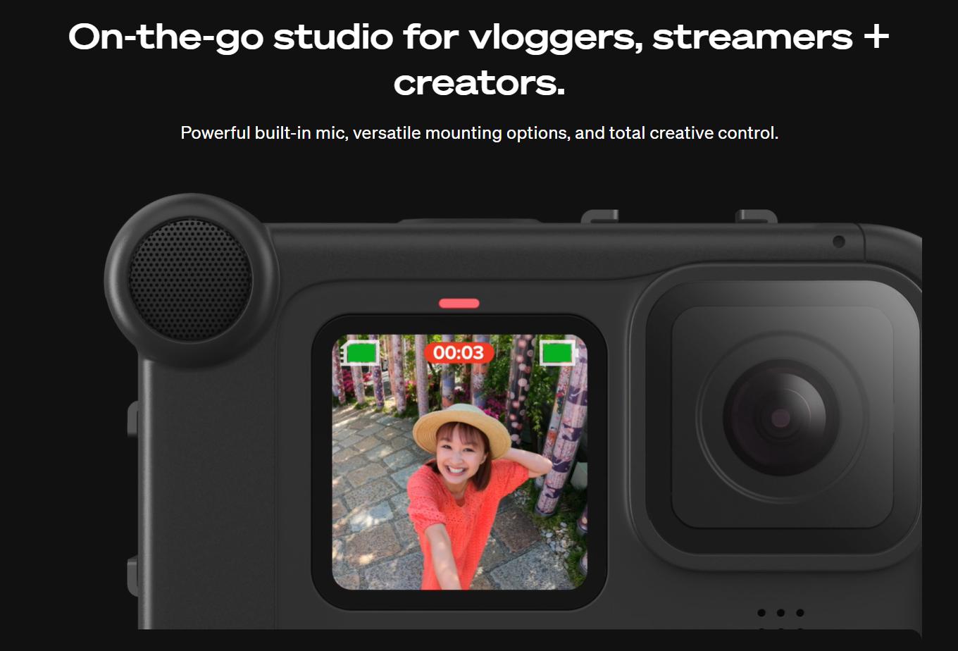 Mô tả Phụ kiện Media Mod cho GoPro HERO13/12/11/10/9 Black, tương thích với các phụ kiện khác của GoPro - 2