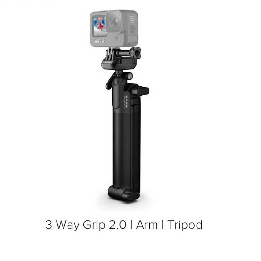 Mô tả GoPro 3-Way Grip 2.0, kích thước 19.5 inch khi mở ra hoàn toàn, gập lại còn 8 inch（ALL HERO CAMERA) - 1
