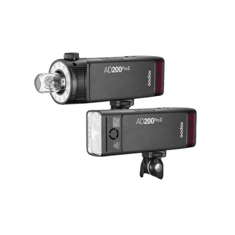 Godox AD200 Pro II Flash Strobe,HSS Pocket Camera Monolight 200Ws 5800K Bi-Color TTL 1/8000s With 2.4G Wireless X System,One-Tap Sync With X3,with