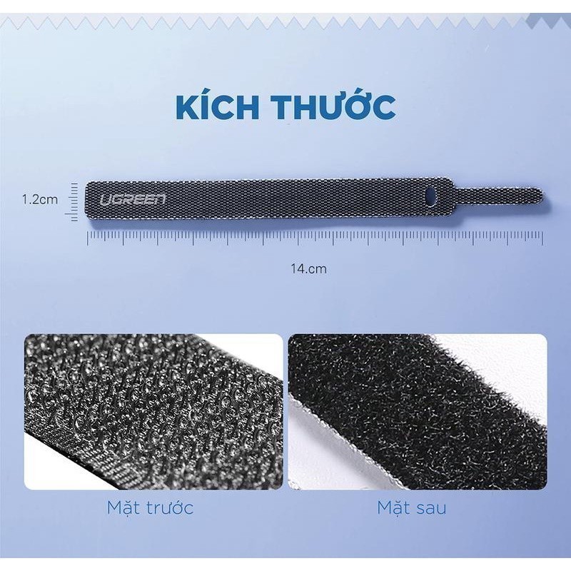 Mô tả Dây dán Velcro Jisulife làm gọn dây sạc quạt - 2
