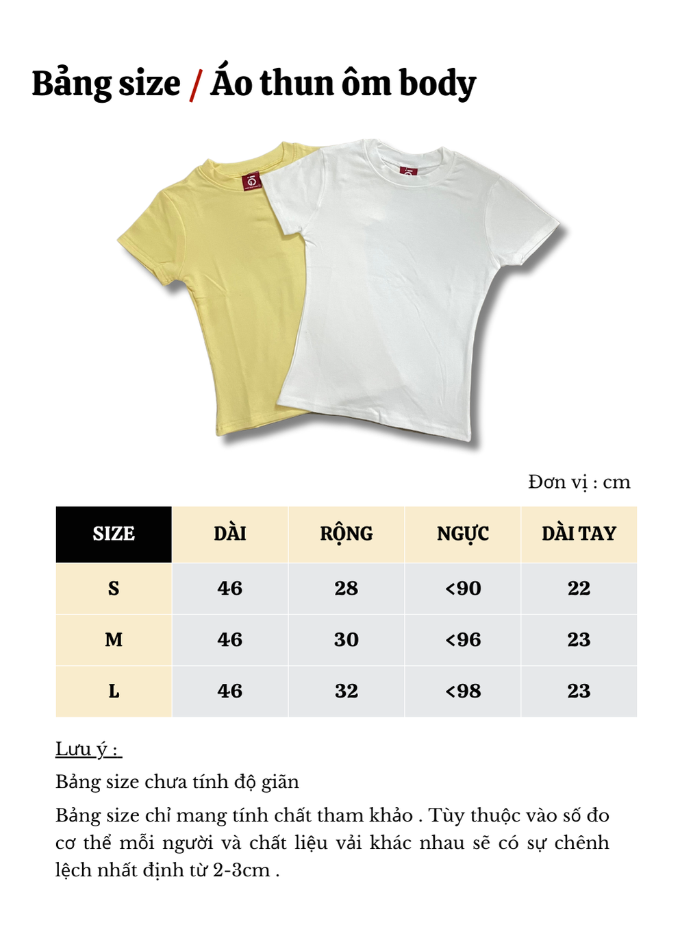 Mô tả Áo thun nữ trơn basic ôm body co giãn chất thun mịn TiQi Jeans nhiều màu A149 - 1