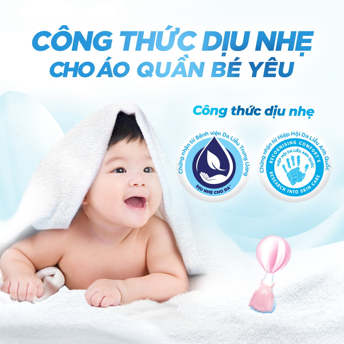 Mô tả Nước Xả Vải Comfort Dịu Nhẹ Túi 3,6L - 4