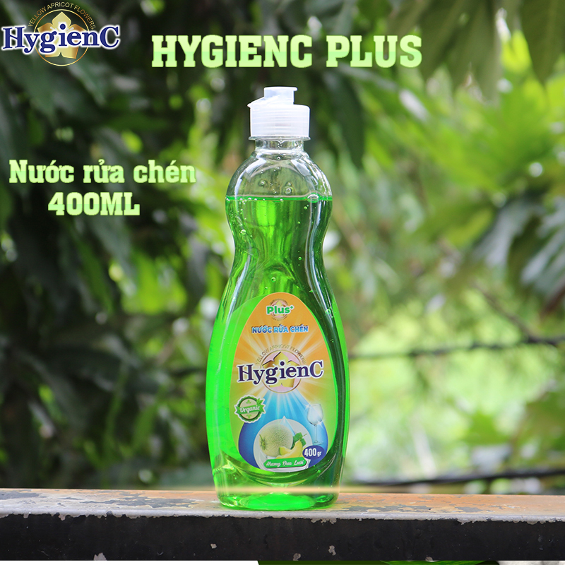 Mô tả Nước rửa chén bát HygienC Plus  - Khối lượng 400g thái - 2