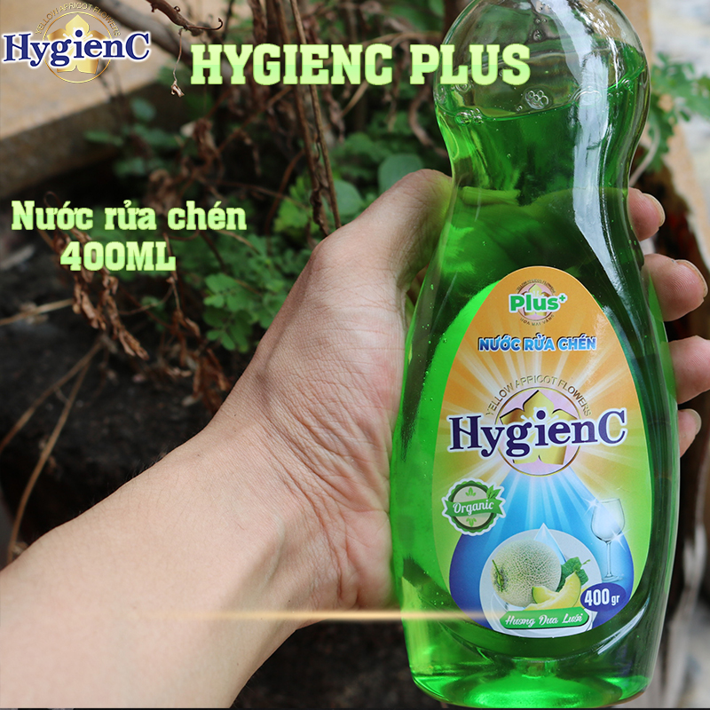 Mô tả Nước rửa chén bát HygienC Plus  - Khối lượng 400g thái - 4